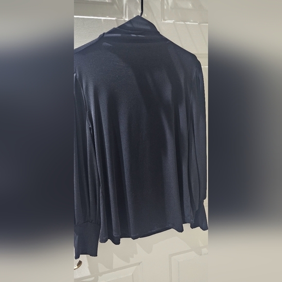 New York & Company Tops - New York and Company Woman's Turtleneck Blouse that Slightly Balloon  Large  NWT